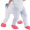 Unicorn Inflatable 4 Legged Costume for Adults with Colorful Mane and Tail Easy Inflate
